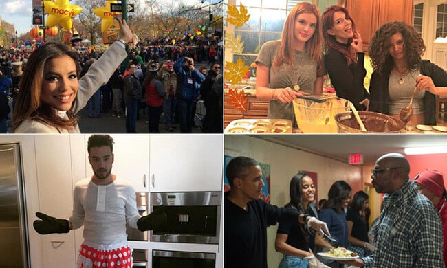 The Kardashians to Gywneth Paltrow and Chris Martin: See how the stars celebrated Thanksgiving