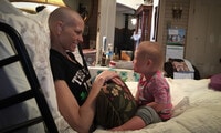 Joey Feek is now bedridden but believes she can 'beat' her terminal cancer