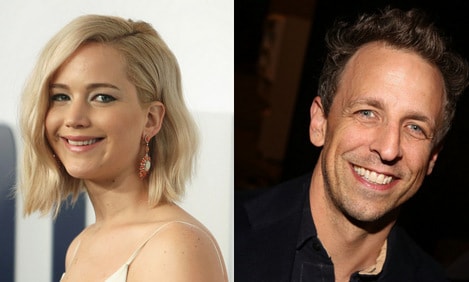 Jennifer Lawrence tells Seth Meyers she used to have a crush on him