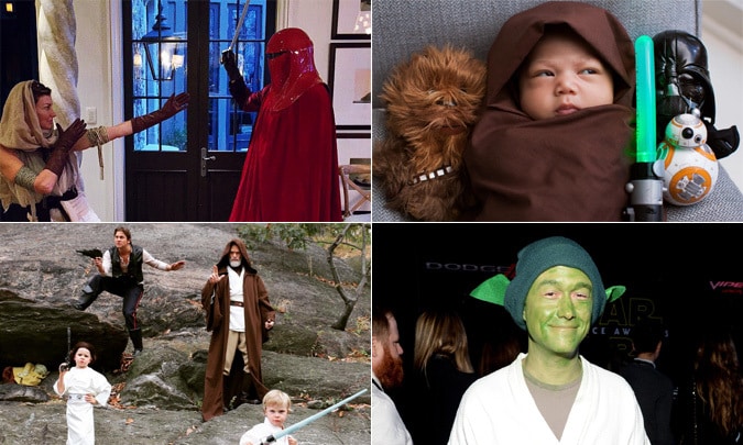 Faith Hill, Tim McGraw wake up kids in 'Star Wars' attire: Celebs who prove the force is with them