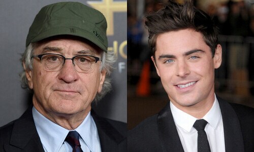 ​Robert De Niro shows off impressive strength to lift Zac Efron: 'He is as strong as The Rock'