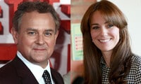 Hugh Bonneville says the 'Downton Abbey' cast was told 'no tongues' during Kate Middleton's visit