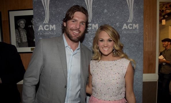 Carrie Underwood shows off diamond and ruby necklace – a Valentine's gift from hubby Mike Fisher