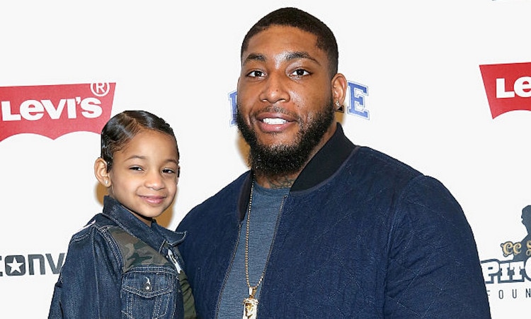 Devon Still and cancer-free daughter Leah Still give pep talk to Penn State's Thon dancers