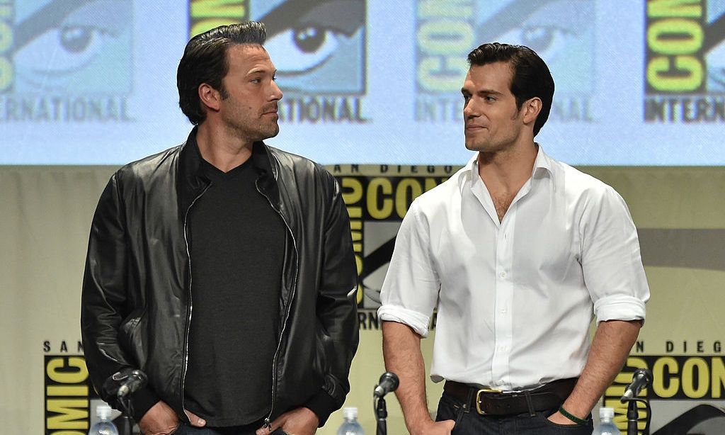 Henry Cavill Super-Jacked Next To Superman!