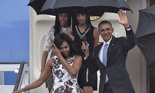 President Obama and the first family make historic visit to Cuba