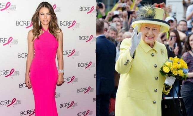 Elizabeth Hurley: I wrote a letter to Queen Elizabeth – and she wrote me back!