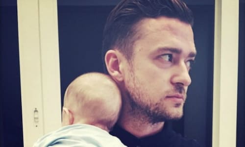 Justin Timberlake's 'mini-me' Silas loves listening to his dad's music