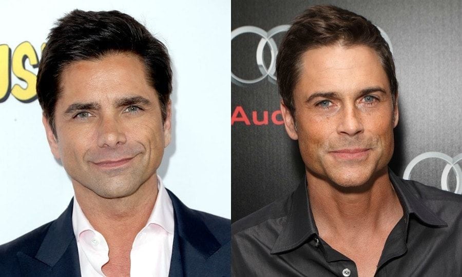 John Stamos has perfect reaction when mistaken for Rob Lowe while on
