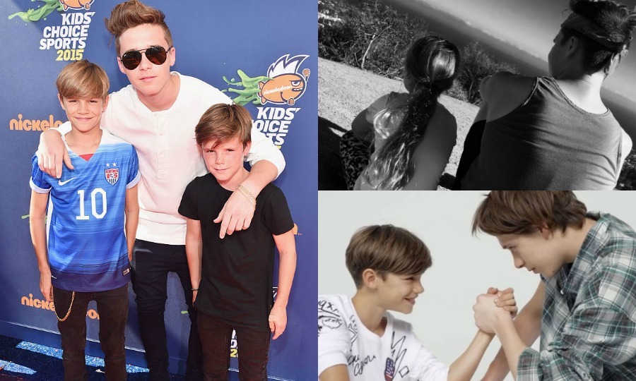 Proof that Brooklyn Beckham is the best big brother around