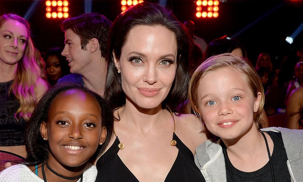 Kids and angelina pitt jolie brad Angelina Jolie