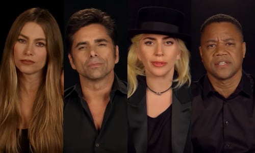 Watch 49 stars including Sofia Vergara, John Stamos and Lady Gaga deliver eulogies for the 49 Orlando victims