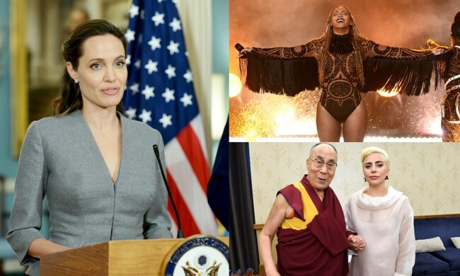 Celebrity week in photos: Lady Gaga meets the Dalai Lama and more