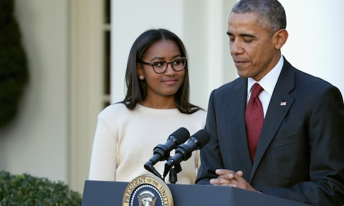 President Obama lets us in on a little secret about his daughter Sasha