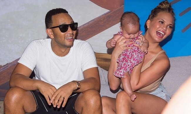 Celebrity week in photos: Chrissy Teigen and John Legend take Luna to the beach and more