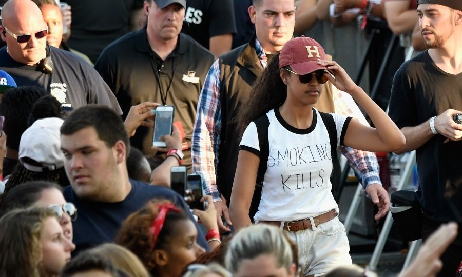 Malia Obama attends her second music festival of the summer after hanging with  Beyoncé at Camp David 