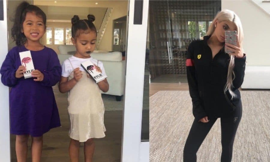 North West has a fun day at aunt Kylie Jenner's house for Tyga's son's Ferrari-themed birthday bash