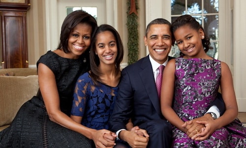 President Obama: My wife and daughters 'give me a hard time'