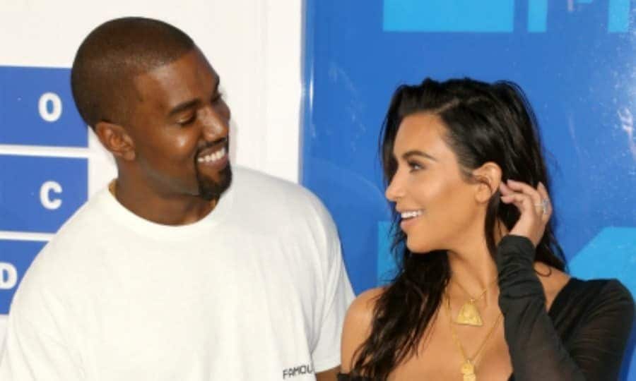 Kanye West gives wife Kim Kardashian a sweet shout out as she attends his second show in Los Angeles 