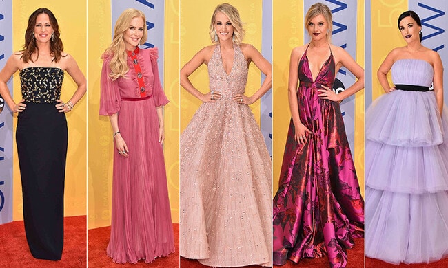 Country Music Awards 2016: All the red carpet fashion