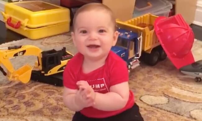 Ivanka Trump's baby boy Theo adorably congratulates 'grandpa' Donald on presidential win