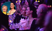 Katy Perry gets support from Orlando Bloom (and a surprise from Hillary Clinton!) at UNICEF Snowflake Ball