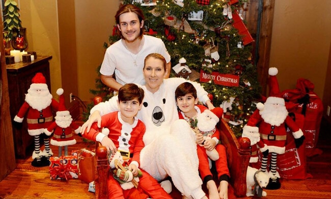 Celine Dion shares rare photo with sons ahead of one year anniversary of René Angélil's death