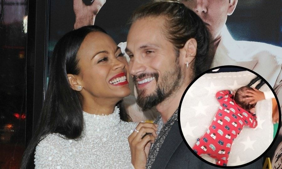 Zoe Saldana announces surprise arrival of third child find out his