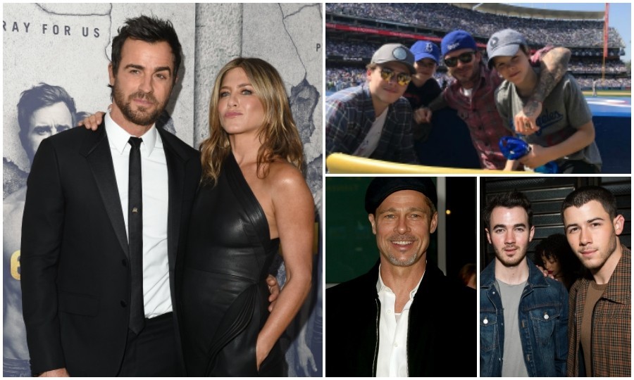 Celebrity week in photos: Jennifer Aniston and Justin Theroux step out, Brad Pitt is back, plus more
