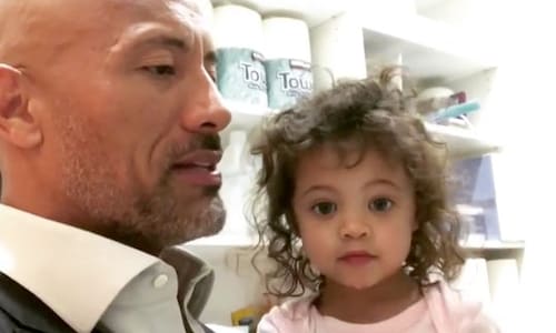 Dwayne The Rock Johnson's 2-year-old daughter Jasmine saved by emergency services in 'scary' incident