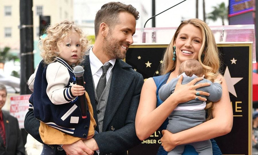Ryan Reynolds and Blake Lively's daughters make rare public appearance at his Hollywood Walk of Fame unveiling