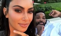 Kim Kardashian reacts to her and Tristan Thompson's video going viral