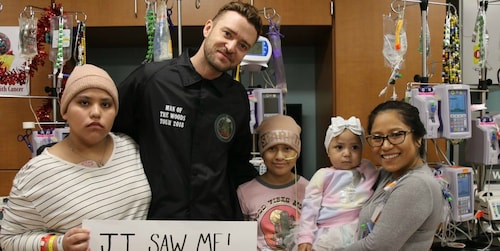 Justin Timberlake surprises patients at children's hospital and does the most heartfelt thing