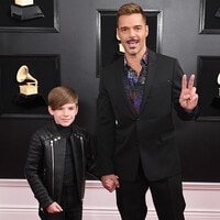Ricky Martin and his mini me son Matteo rule the Grammys - see the fun pics