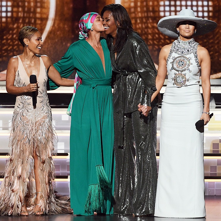 Michelle Obama makes a surprise appearance at the Grammys!