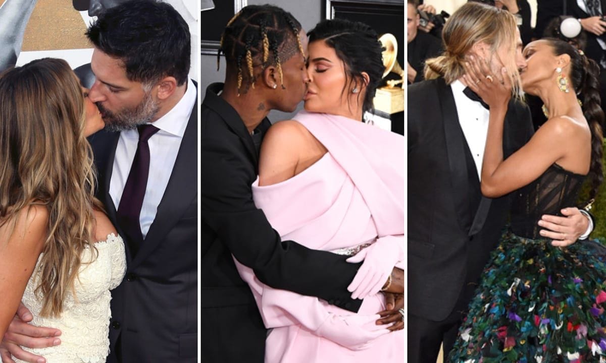 The cutest PDA moments on the red carpet in honor of Valentine's Day