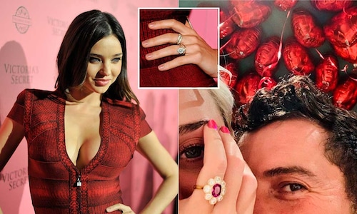 Orlando Bloom's ex Miranda Kerr rocked a flower ring just like Katy Perry's