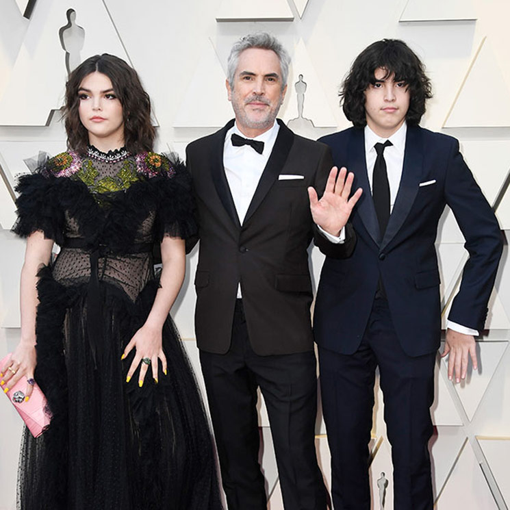 Alfonso Cuarón’s children Tess Bu and Olmo on hand to witness their father's Oscar triumph