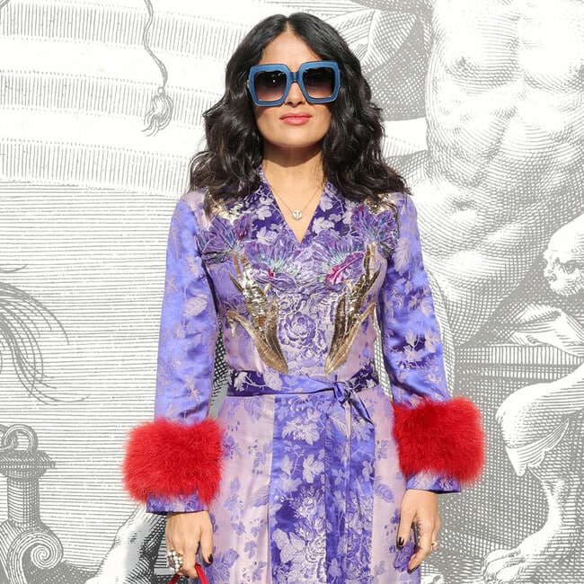 Salma Hayek's fashion month diary is just as glamorous as you’d imagine