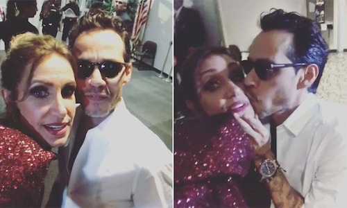 We can't stop watching this video of Marc Anthony kissing Lili Estefan