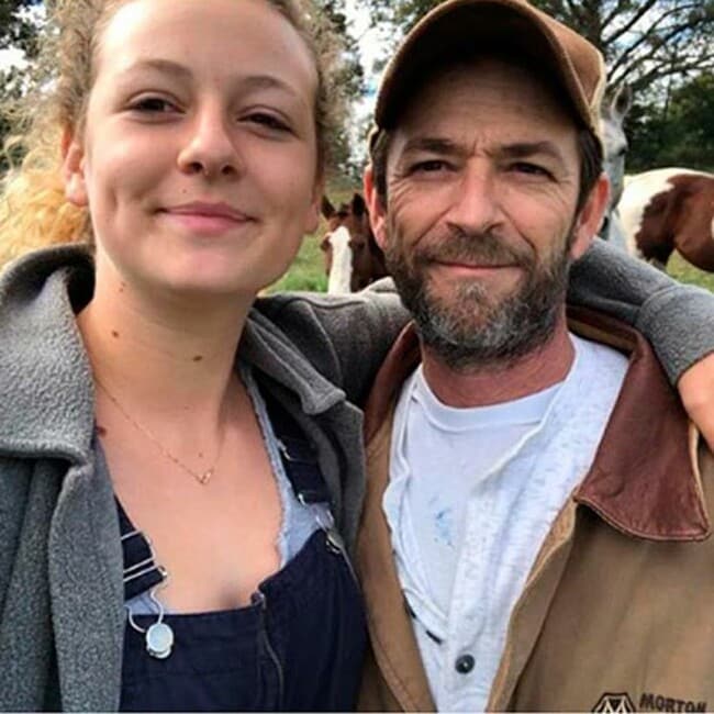 Heartbreaking: Luke Perry’s daughter says goodbye to her dad 
