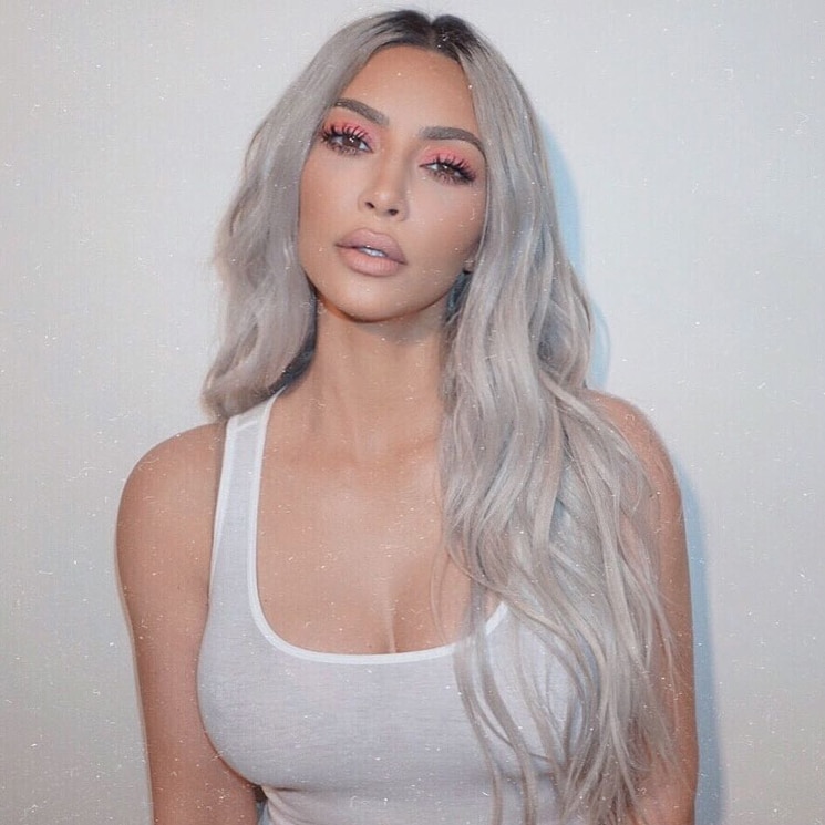 Kim Kardashian psoriasis face