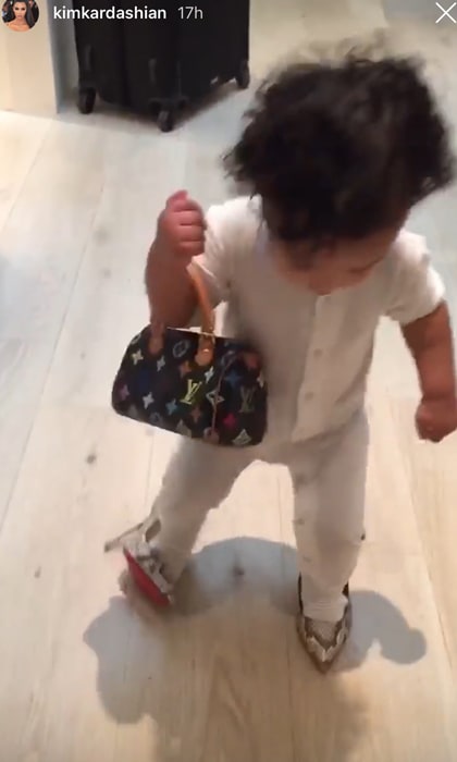 Kim Kardashian Bought All The Baby Girls In Her Family Louis Vuitton  BagsHelloGiggles