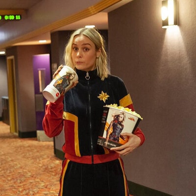 Larson's special Captain Marvel appearance