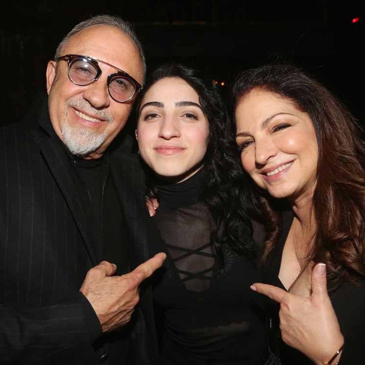 Emily Estefan describes 'nerve-wracking' moment she joined mom Gloria onstage