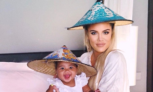 True Thompson stars in her first official photo shoot with Khloe Kardashian