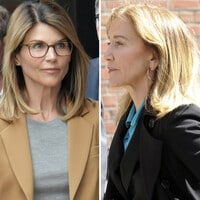Felicity Huffman and Lori Loughlin appear in court to face college admissions charges