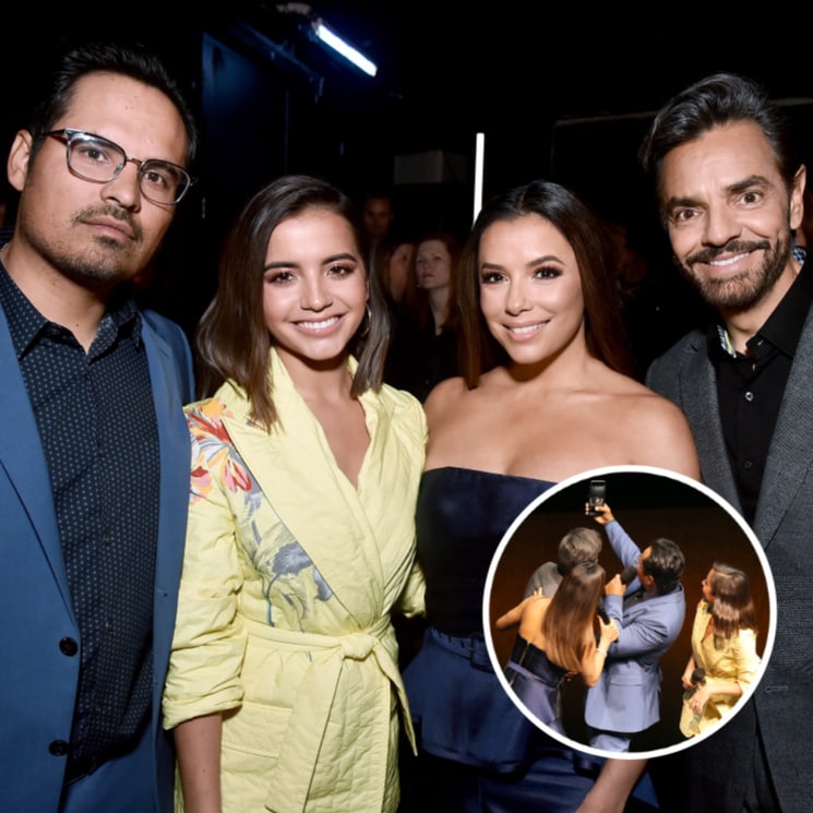 We can't stop laughing at this 'epic selfie' of Eva Longoria, Isabela Moner and their Dora co-stars