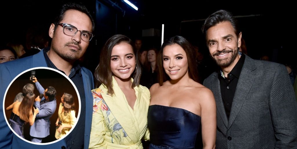 We can't stop laughing at this 'epic selfie' of Eva Longoria, Isabela Moner and their Dora co-stars