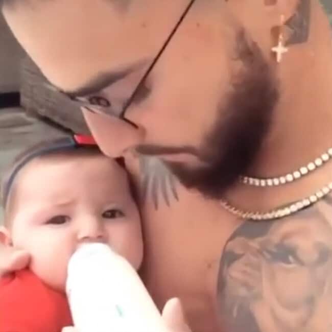Maluma surprises fans with baby video